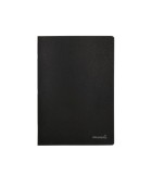 Caderno Agrafado Liderpapel Capa Preta A4 80 Folhas Liso 60gr.