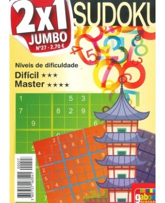 Sudoku 2x1 Jumbo
