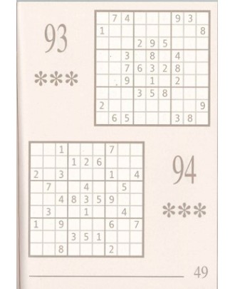 Sudoku 2x1 Jumbo