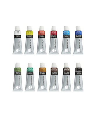 Caixa de 12 Tintas Aguarelas Daler-Rowney Simply | 12 ml
