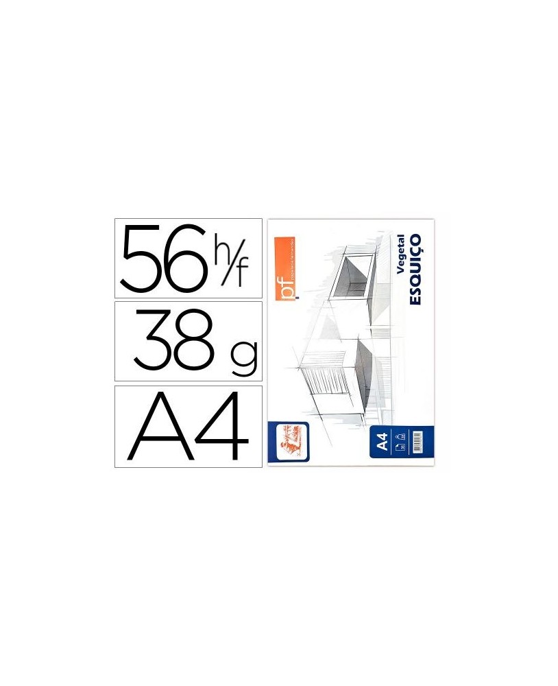 Bloco de Papel Vegetal Papelaria Fernandes