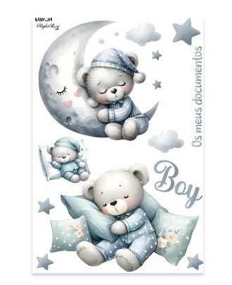 Papel Transfer Nightrose. Baby_09