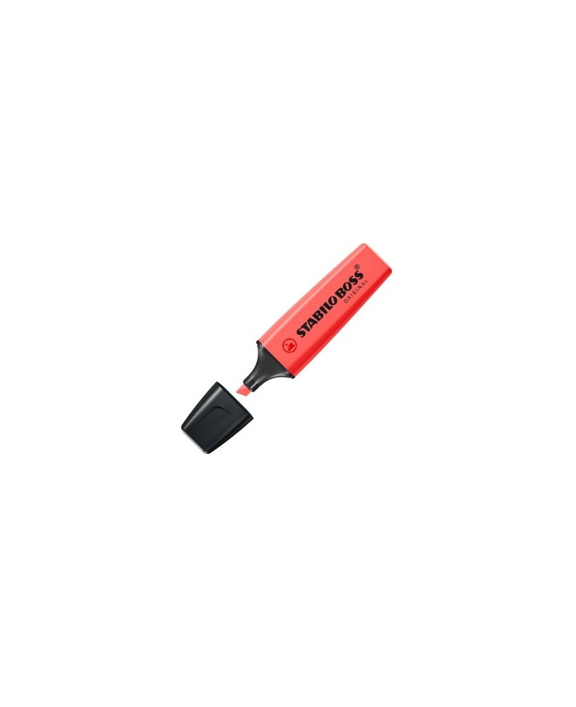 Marcador Fluorescente Stabilo Boss 70 Vermelho