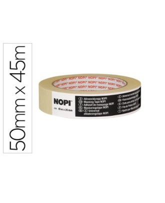 Fita Adesiva Tesa para Pintor 45 mt x 50 mm Fabricada em Papel