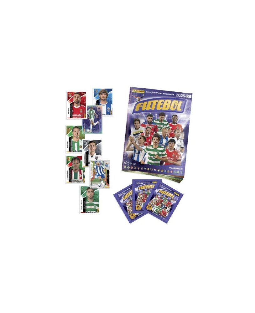 Caderneta + 4 Saquetas - Liga de Futebol 2025-26