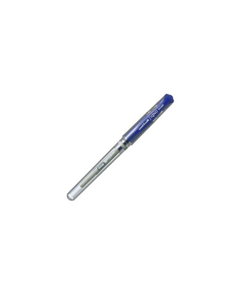 Esferográfica Uni-Ball UM-153 Signo Broad Azul 1 mm Tinta Gel