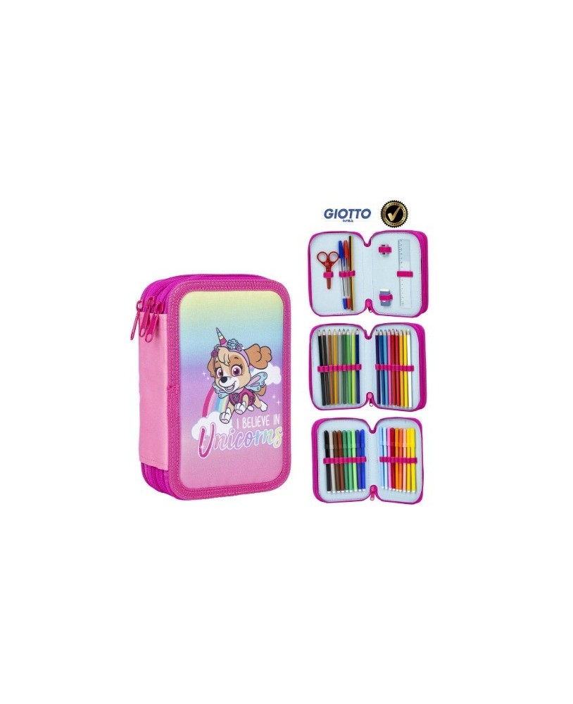 Estojo Cerdà com 3Fechos Acessórios da Patrulha Canina.