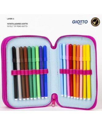 Estojo Cerdà com 3Fechos Acessórios da Patrulha Canina.