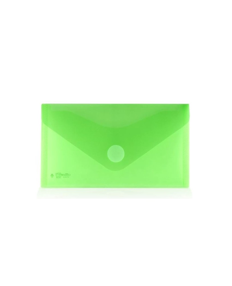 Envelope DL V-Lock 125X225 MM PP Velcro Verde