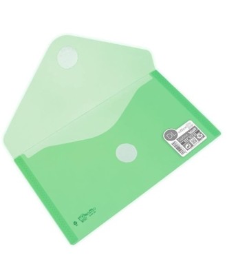 Envelope DL V-Lock 125X225 MM PP Velcro Verde