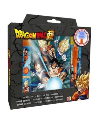 Diário + Esferográfica Mágica Dragon Ball