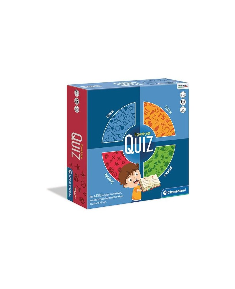 Jogo de Tabuleiro O Grande Jogo Quiz - Clementoni