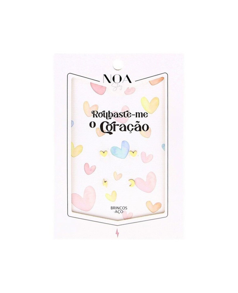 Brincos Noa Story Coração