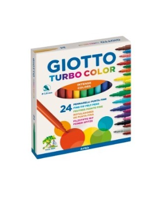 Marcadores Turbo Color Giotto 24 Unidades
