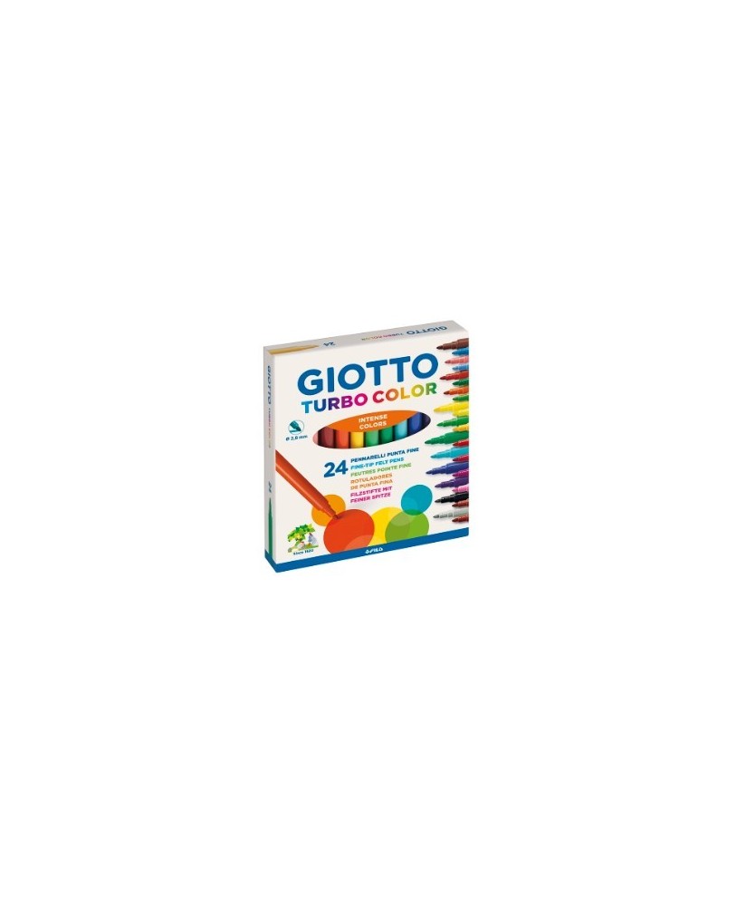Marcadores Turbo Color Giotto 24 Unidades