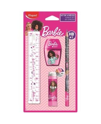 Kit Escolar Maped Barbie