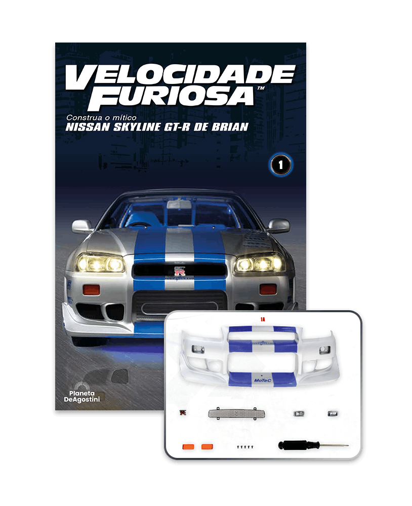 Construa o Nissan Skyline GT-R de Velocidade Furiosa