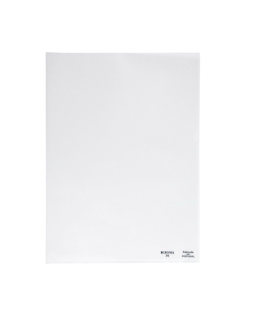 Pasta de Documentos com Abertura em L Roma 36 A4 Transparente