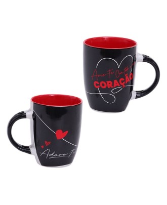 Caneca com colher "Amo-te com todo o meu coração"❤❤❤