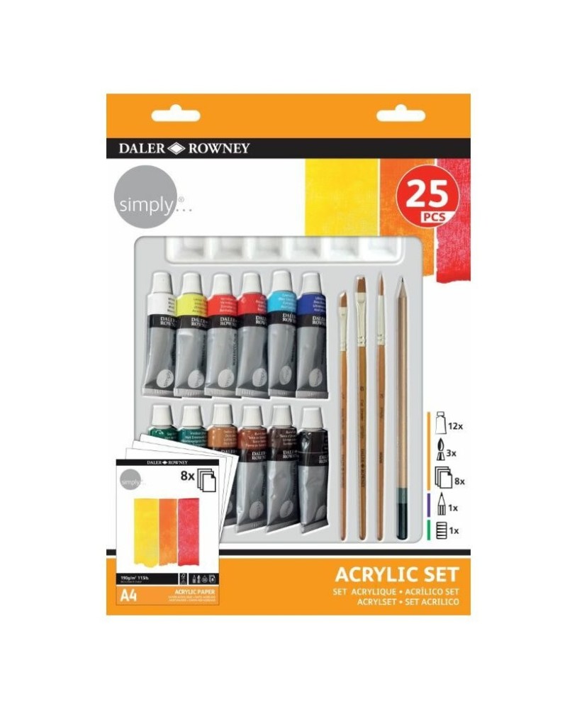 Conjunto Pintura e Desenho a Acrílico DALER-ROWNEY