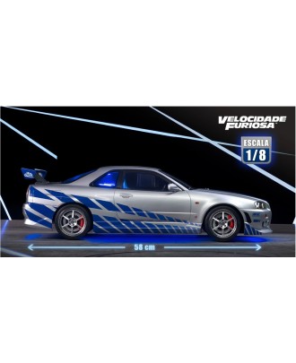 Construa o Nissan Skyline GT-R Fast & Furious
