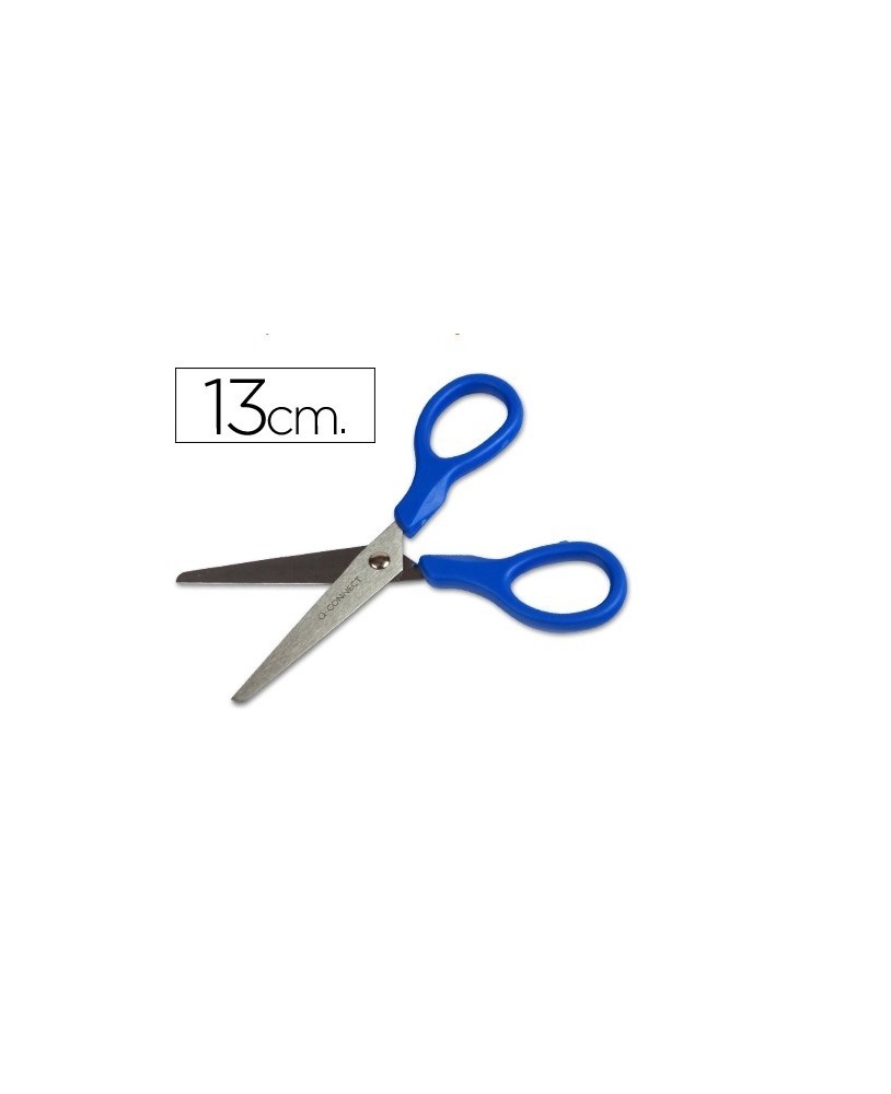 Tesoura Escolar Q-Connect Pontas Redondas 13cm