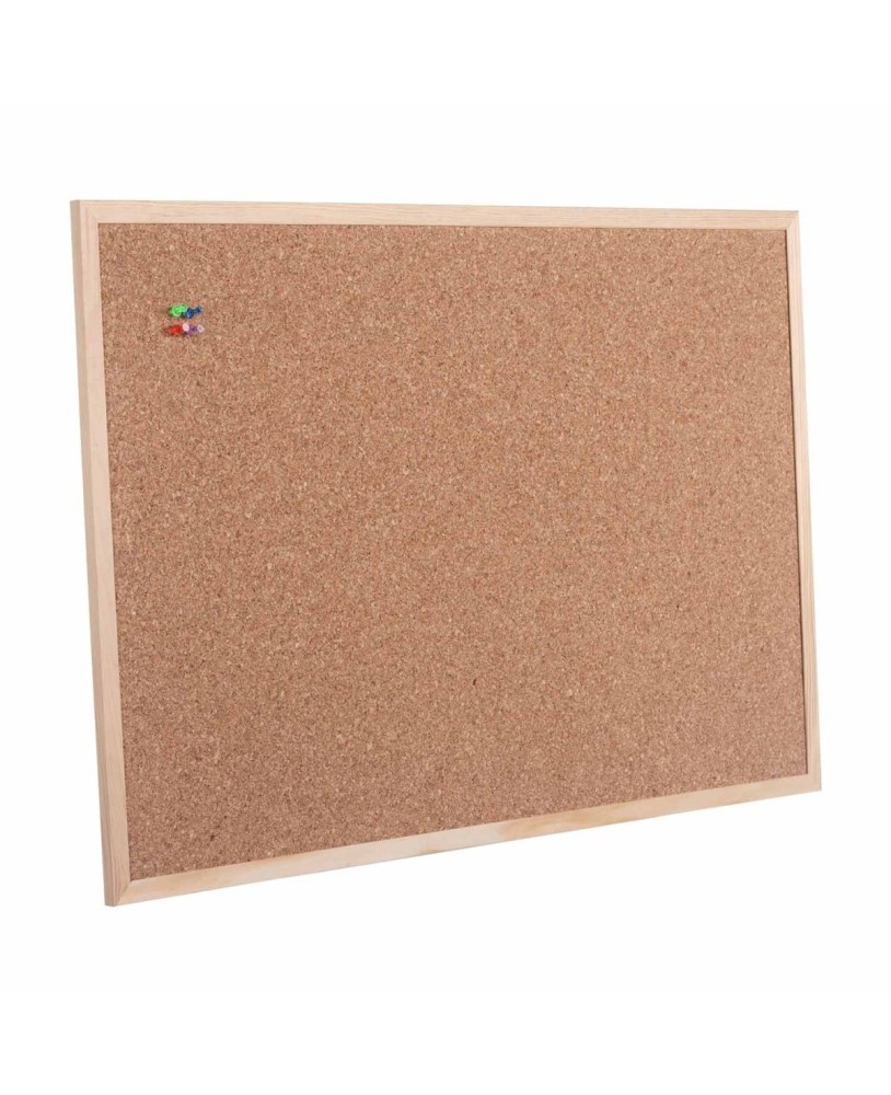 Quadro de Cortiça 60x40 com Aro Madeira