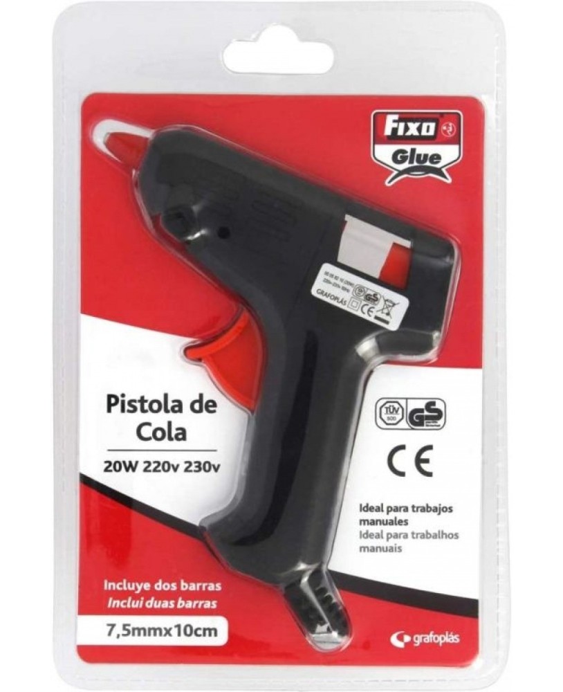 Pistola de Cola 20W + 2 Barras Cola Grafoplás