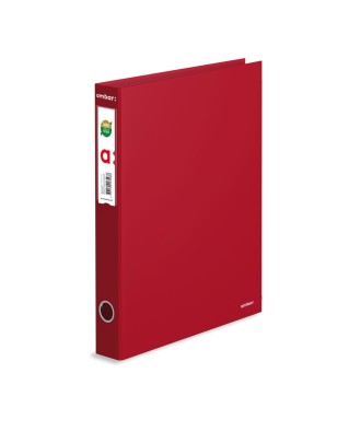 Pasta de Arquivo Ambar Ideas Lisa A4 Lombada de 40mm 2 Argolas Bordeaux