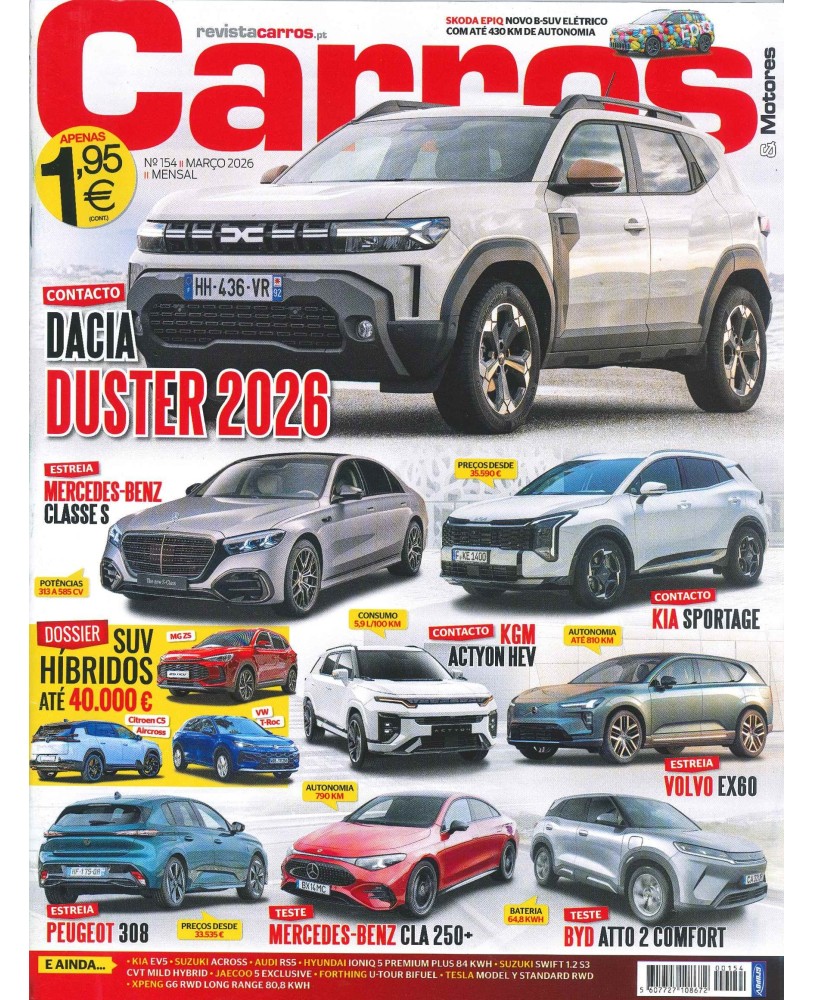 Revista Carros e Motores N 154 Março 2026