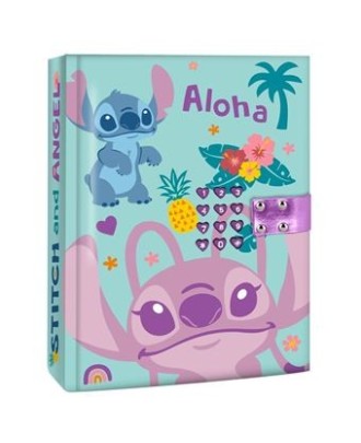 Diário com Código Disney Stitch