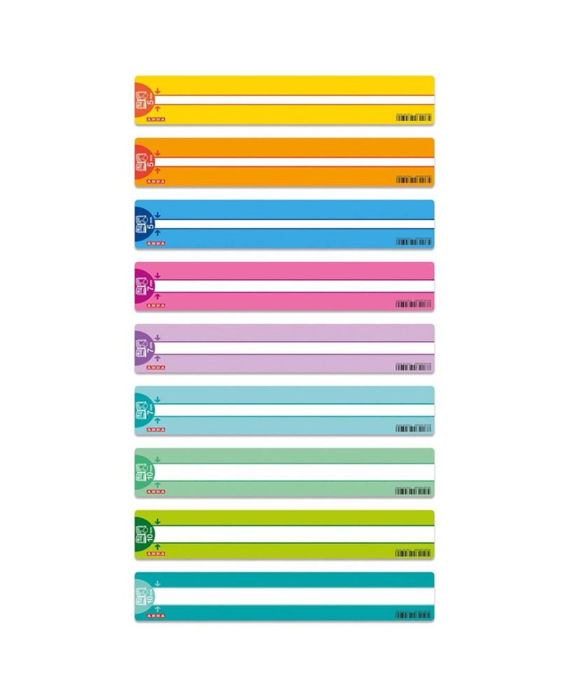 Régua Guia de Leitura 5mm/7mm/10mm Arda