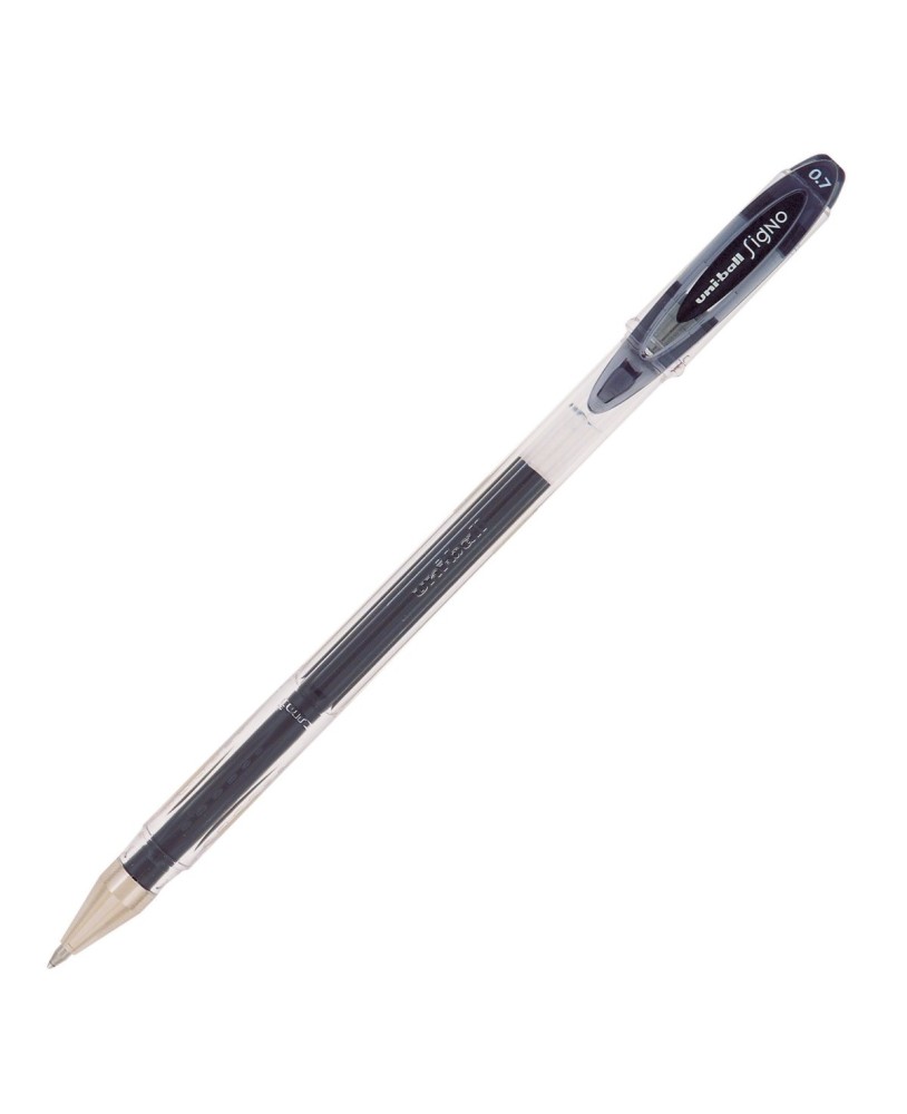 Esferográfica Uni-Ball Roller um-120 Signo 0,7 mm Tinta Gel Cor Preto