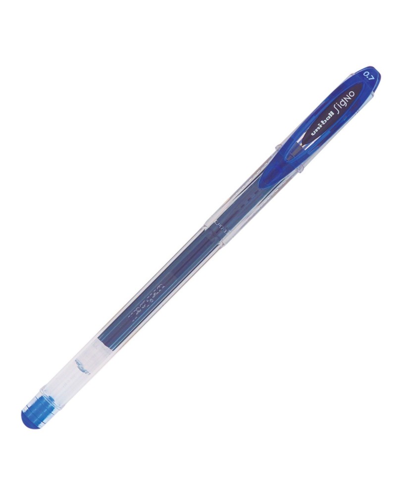 Esferográfica Uni-Ball Roller um-120 Signo 0,7 mm Tinta Gel Cor Azul