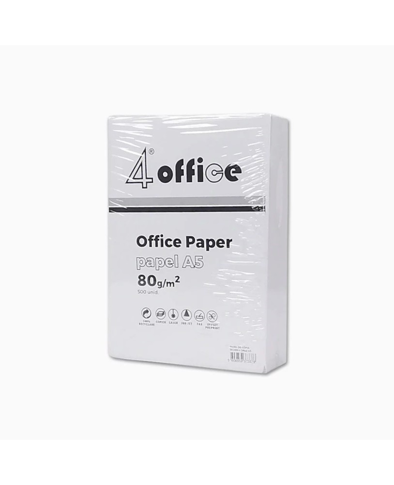 Papel 4office Office Paper 80g A5