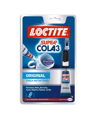 Cola Instantânea Loctite Super Cola 3 Original 3g