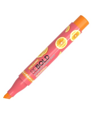 Sublinhador Fluorescente Perfumado Newpen Bebold Fruit Orange Volcano
