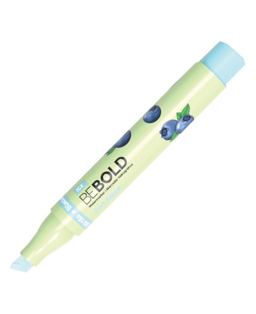 Sublinhador Fluorescente Perfumado Newpen Bebold Fruit Blue Ice