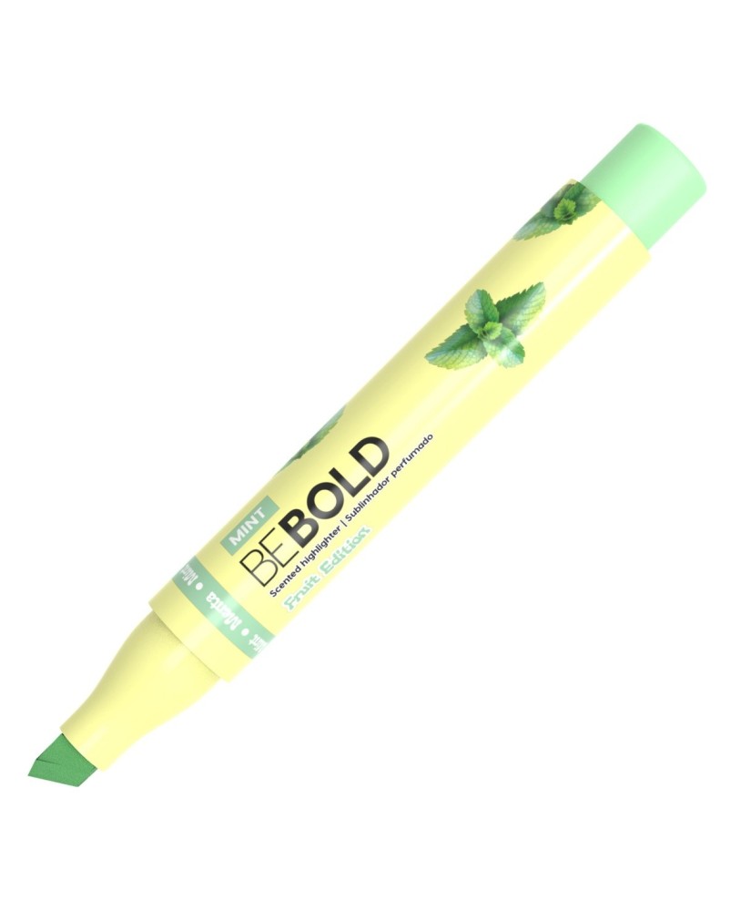 Sublinhador Fluorescente Perfumado Newpen Bebold Fruit Green Mint