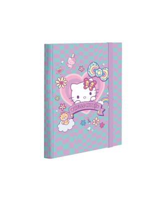 Capa Elásticos 3cm A5 Hello Kitty Colorful