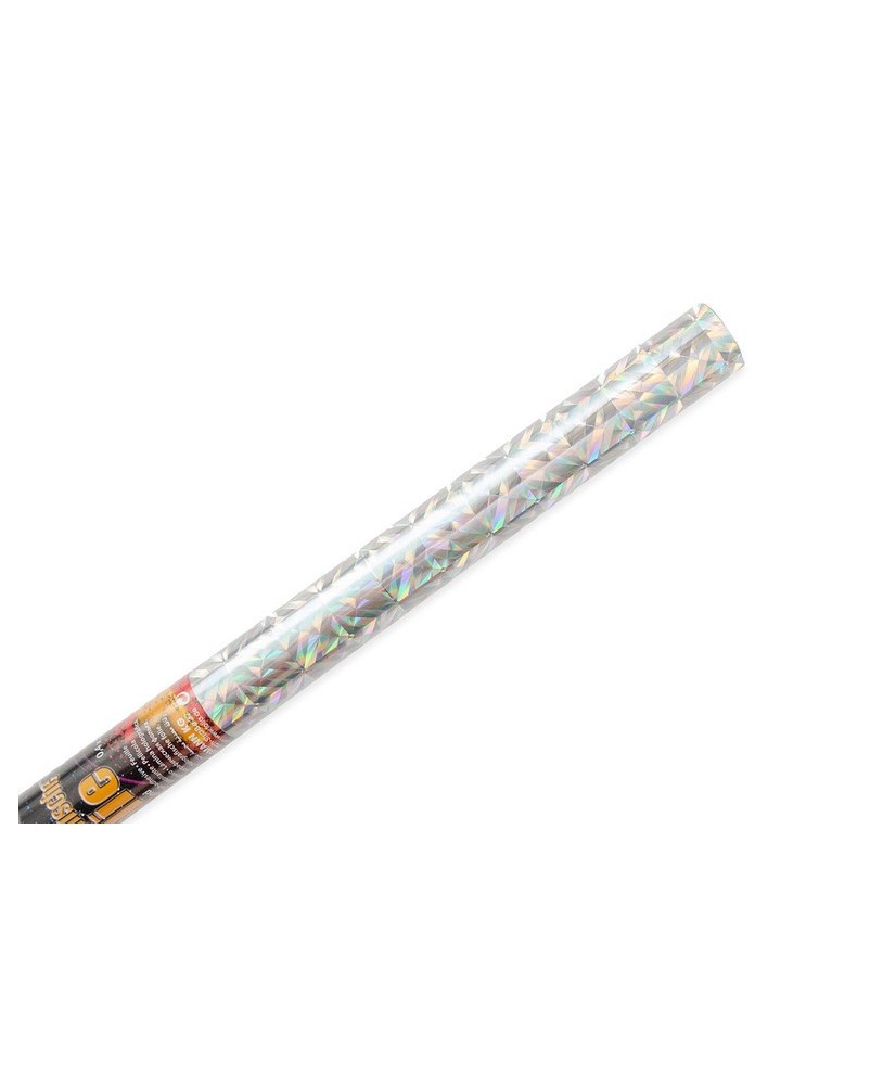 Rolo Holográfico Auto Adesivo Mágico Prateado | 100×40cm - 310/11