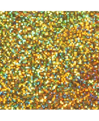 Rolo Holográfico Auto Adesivo com Pontos Dourados | 100×40cm - 310/16
