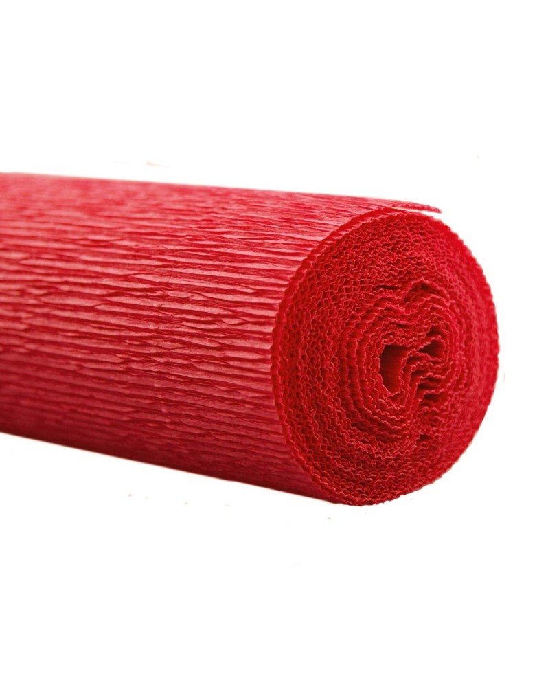 Papel Crepe Florista Werola 1705 160g Vermelho 10 0,50x2,5m