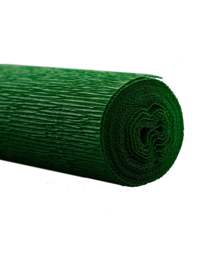 Papel Crepe Florista Werola 1705 160g Verde Escuro 19 0,50x2,5m