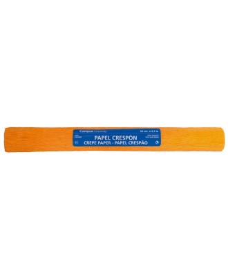 Papel Crepe Florista Campus College 160g Laranja 00 0,50x2,5m