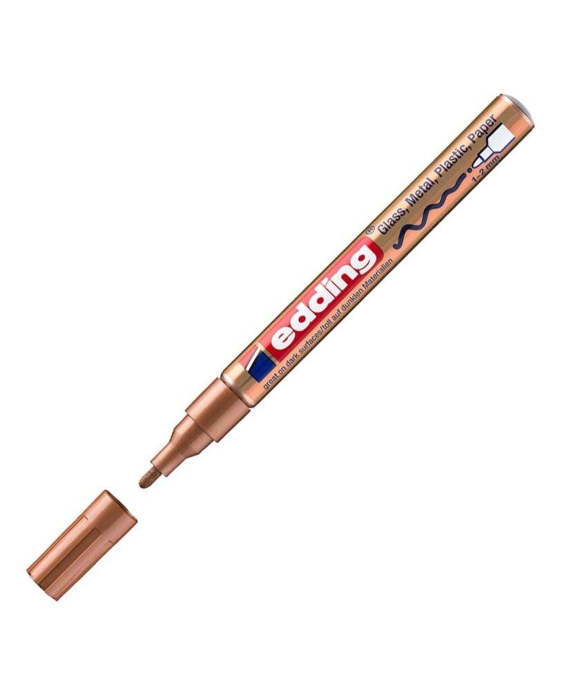 Marcador Edding 751 1-2mm Bronze