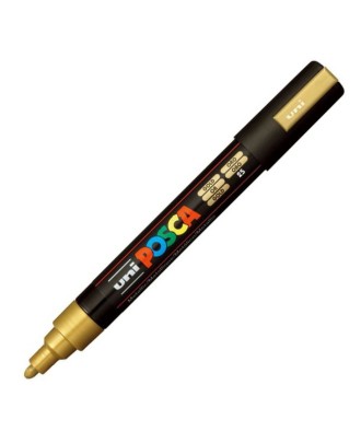 Marcador Posca Pc-5m Médio 1,8-2,5mm Dourado 25