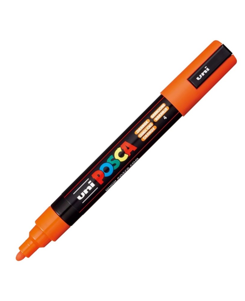Marcador Posca Pc-5m Médio 1,8-2,5mm Laranja 4