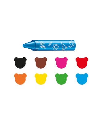 Lápis De Cera Carioca Baby C/8