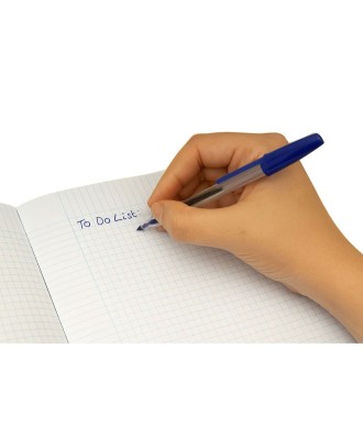 Caderno A4 Agrafado Ancor Echo Quadriculado 48 Folhas 90g
